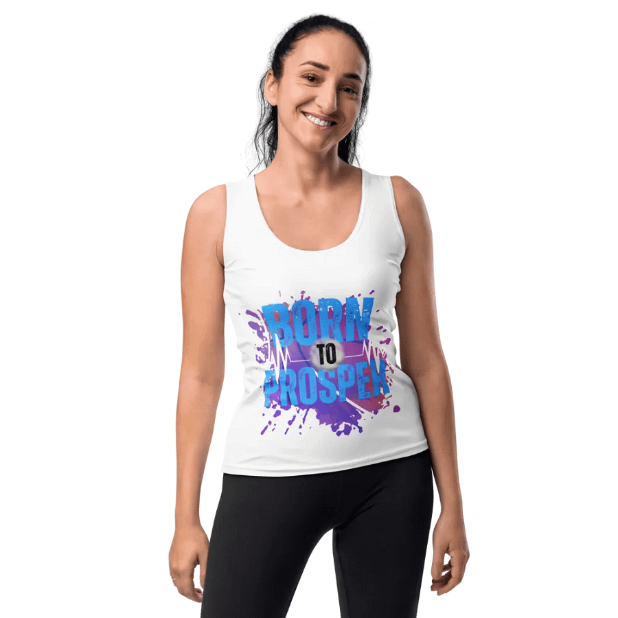 Born to Prosper Huge Print Tank product image (10)