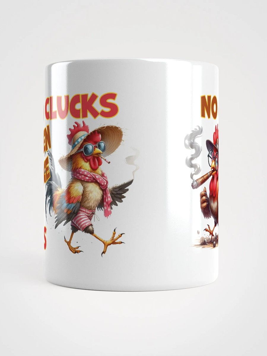 No Clucks Given Since The 90's - White glossy mug product image (6)