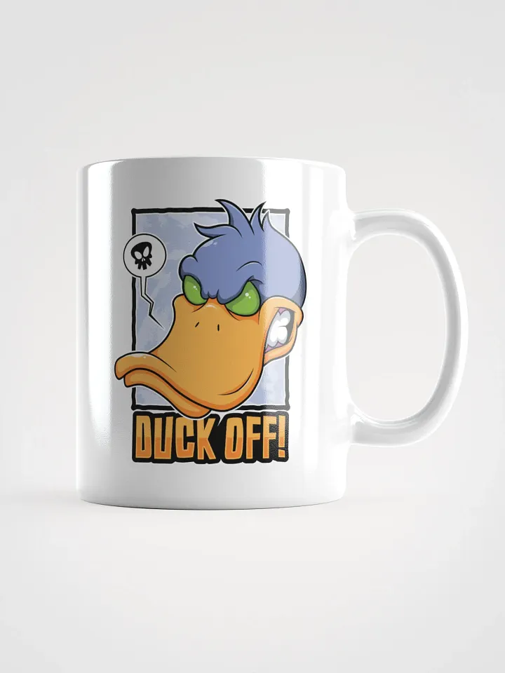 Duck Off Mug – Funny Cartoon Duck Coffee Cup product image (1)