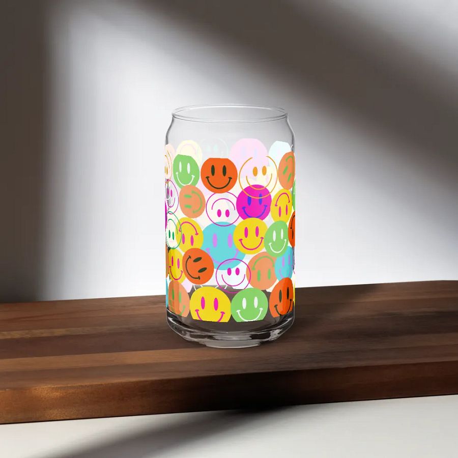 Smile emoji design - Sipper Glass product image (35)