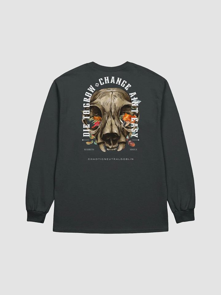 Rebirth Longsleeve (Blanc Script) product image (3)