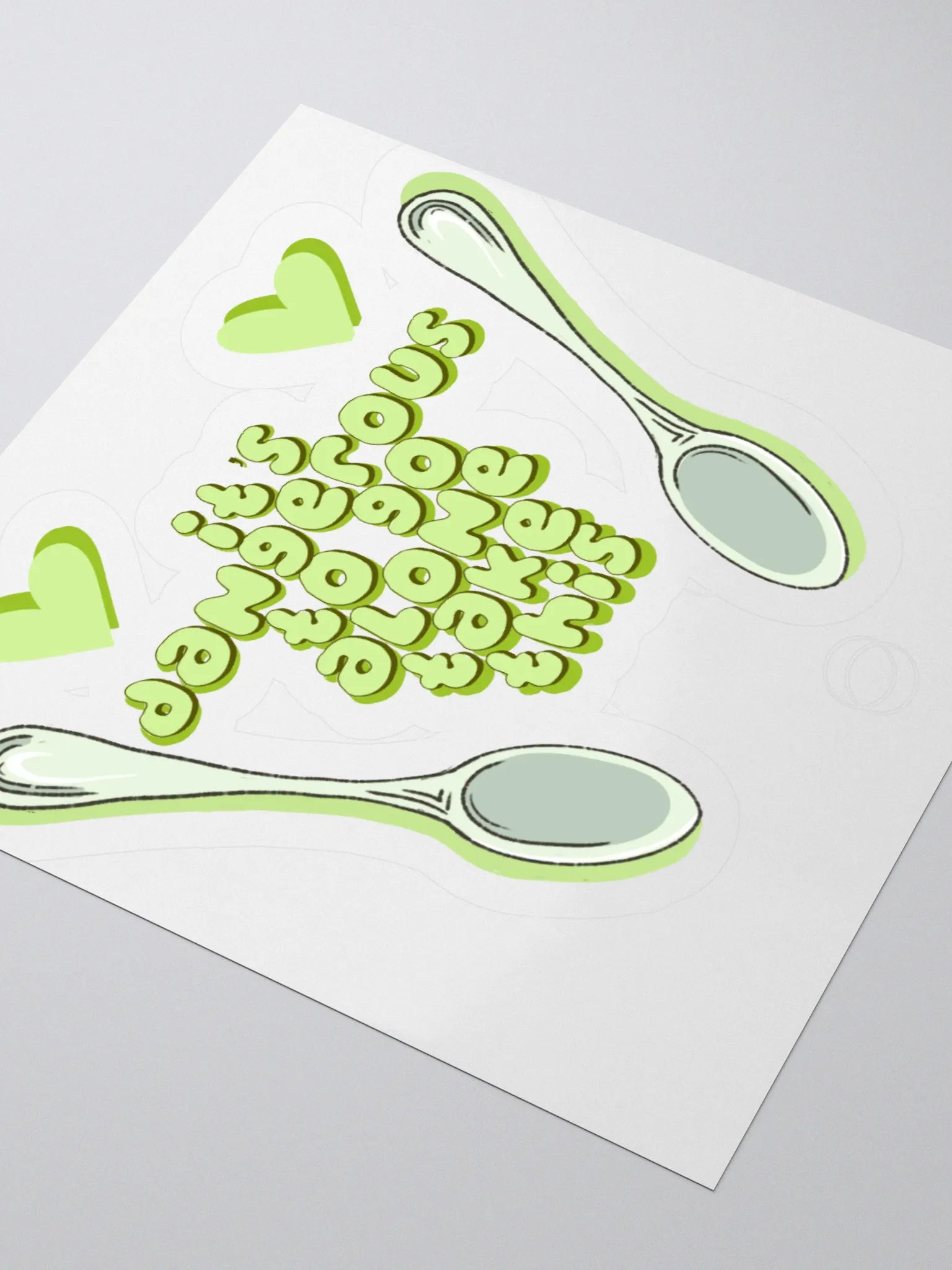 Lend some spoons (green) product image (11)
