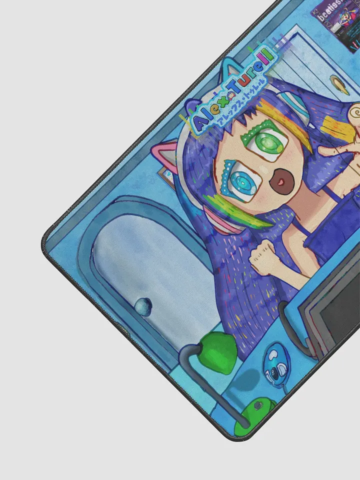 Cute Lil Bro Gamer Desk Mat product image (2)