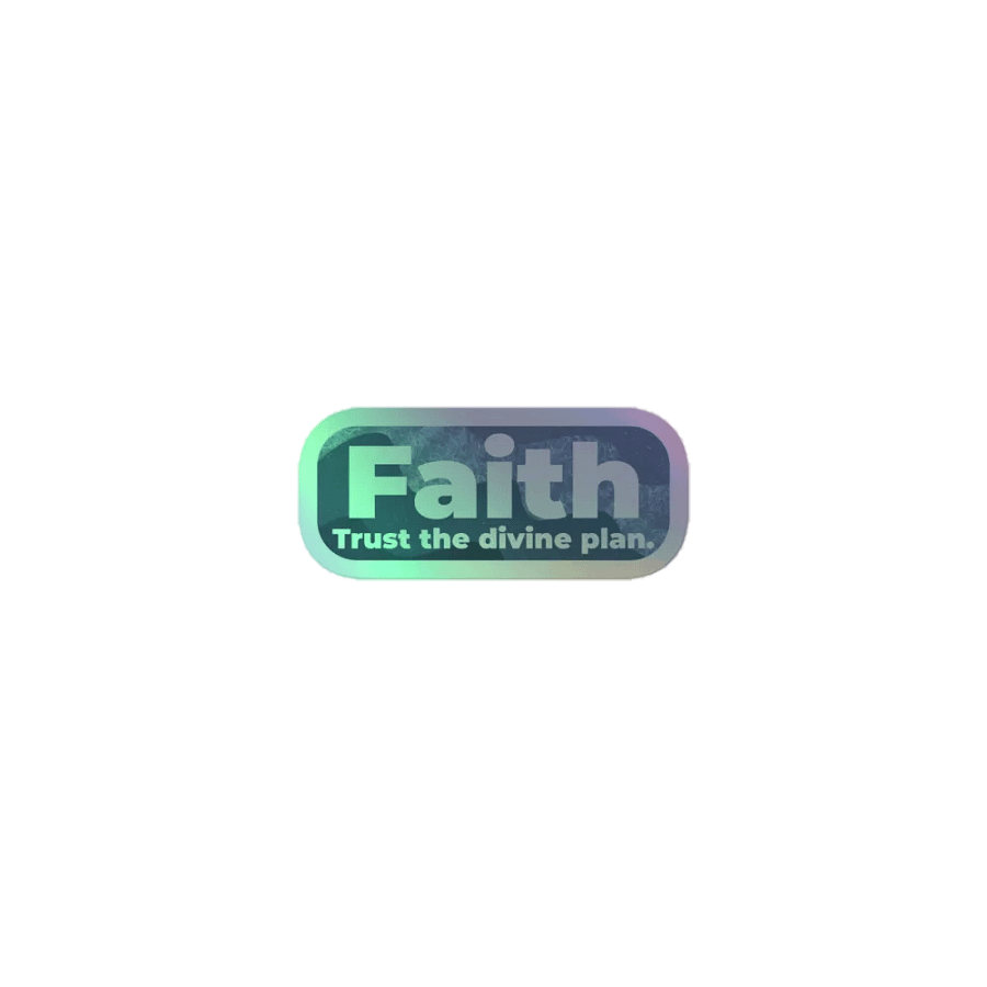 Faith Trust the Divine Plan product image (1)