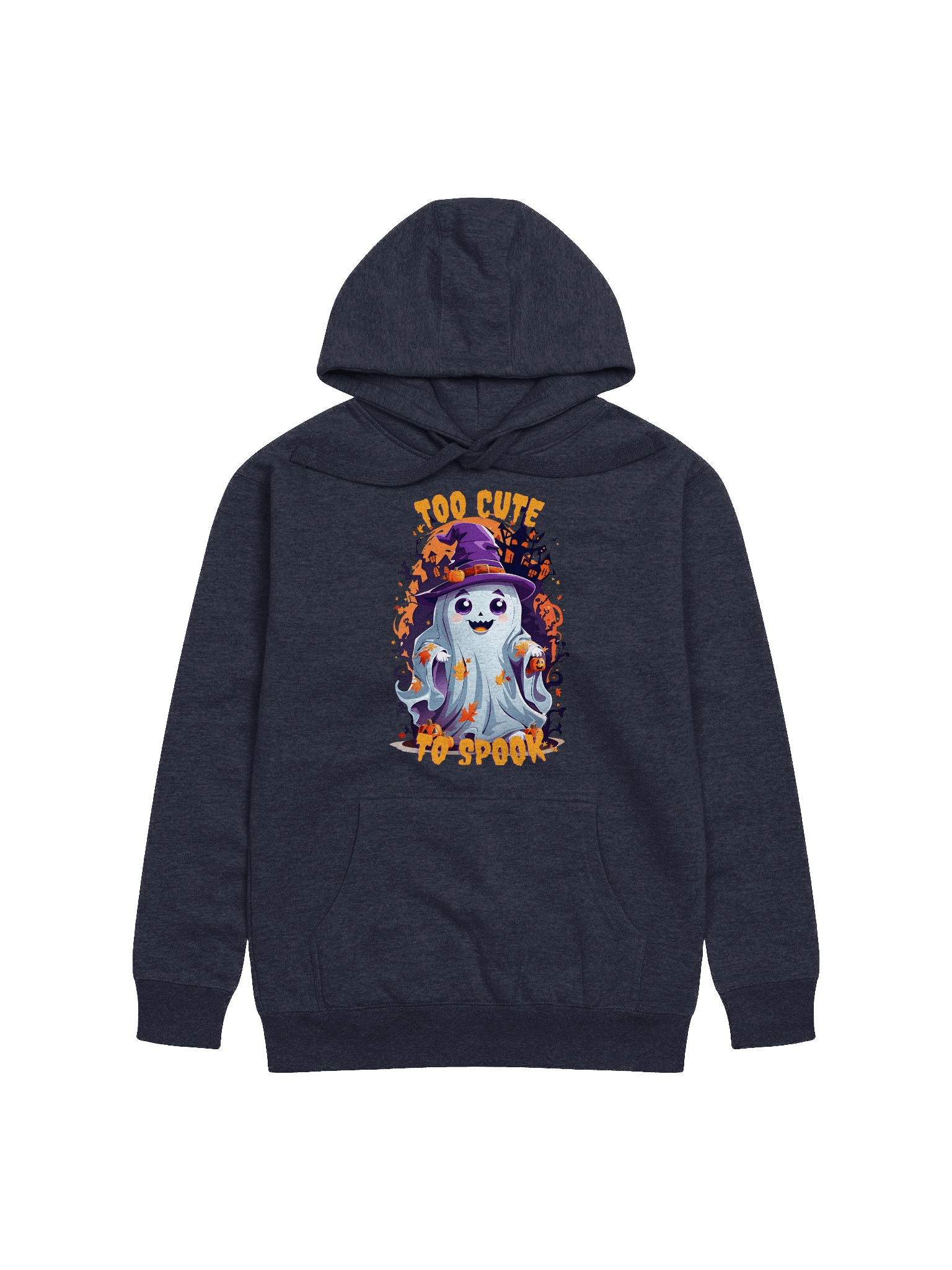 Cute Ghost Halloween Hoodie | Too Cute to Spook product image (57)