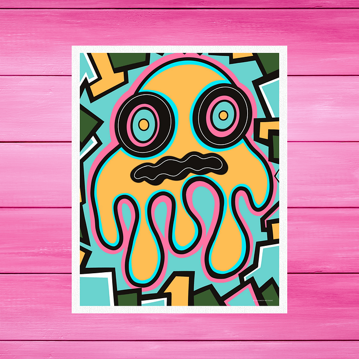 Pepe the Ghosty Blob | Art Print product image (1)