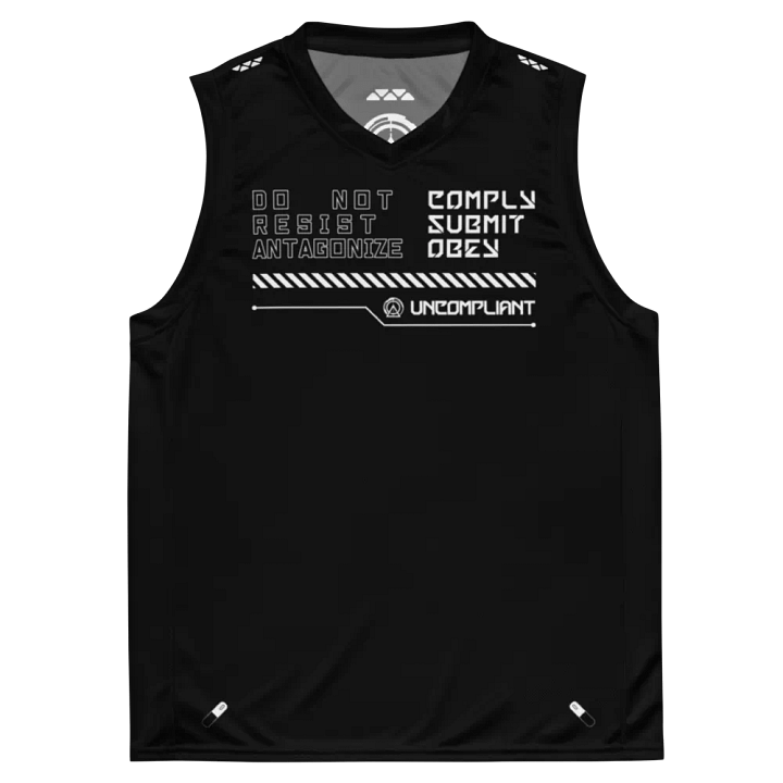 The Statement Basketball Tank Top - Black product image (2)