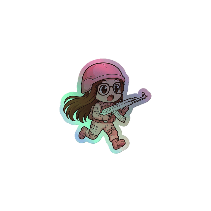Gas Run Kiss-Cut Holographic Sticker product image (1)