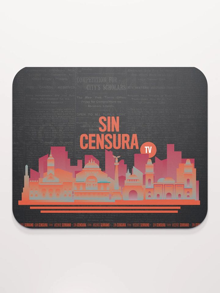 Classic Mouse Pad Sin Censura. Negro product image (2)