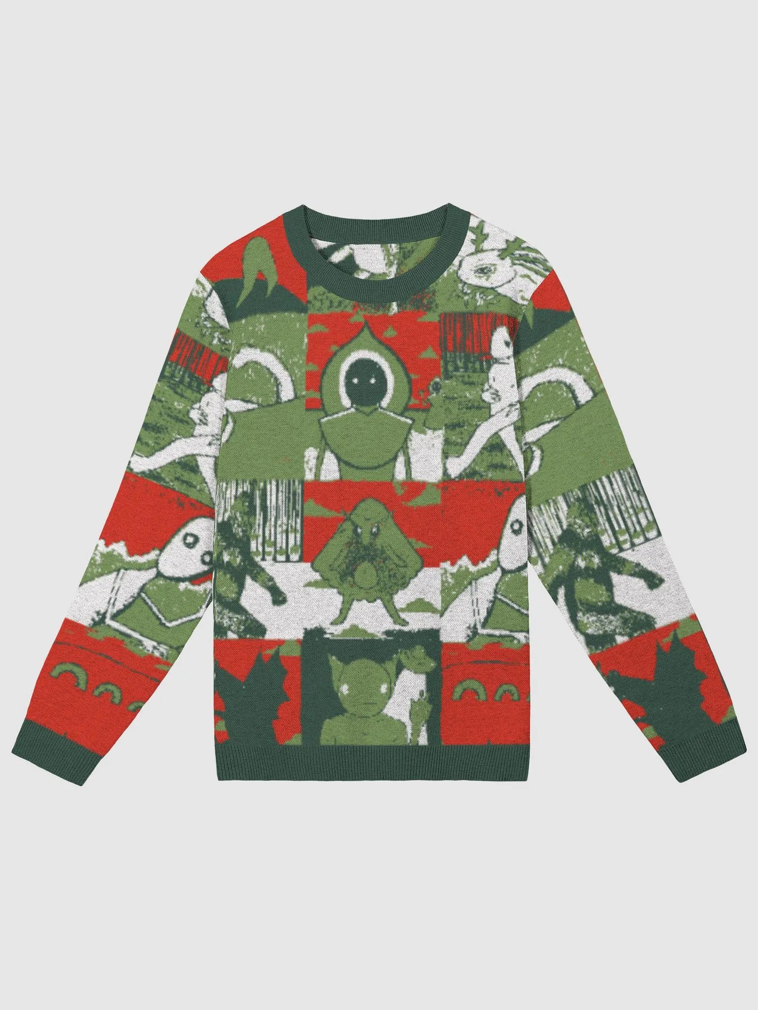 Cryptids (dark) knit jumper product image (1)
