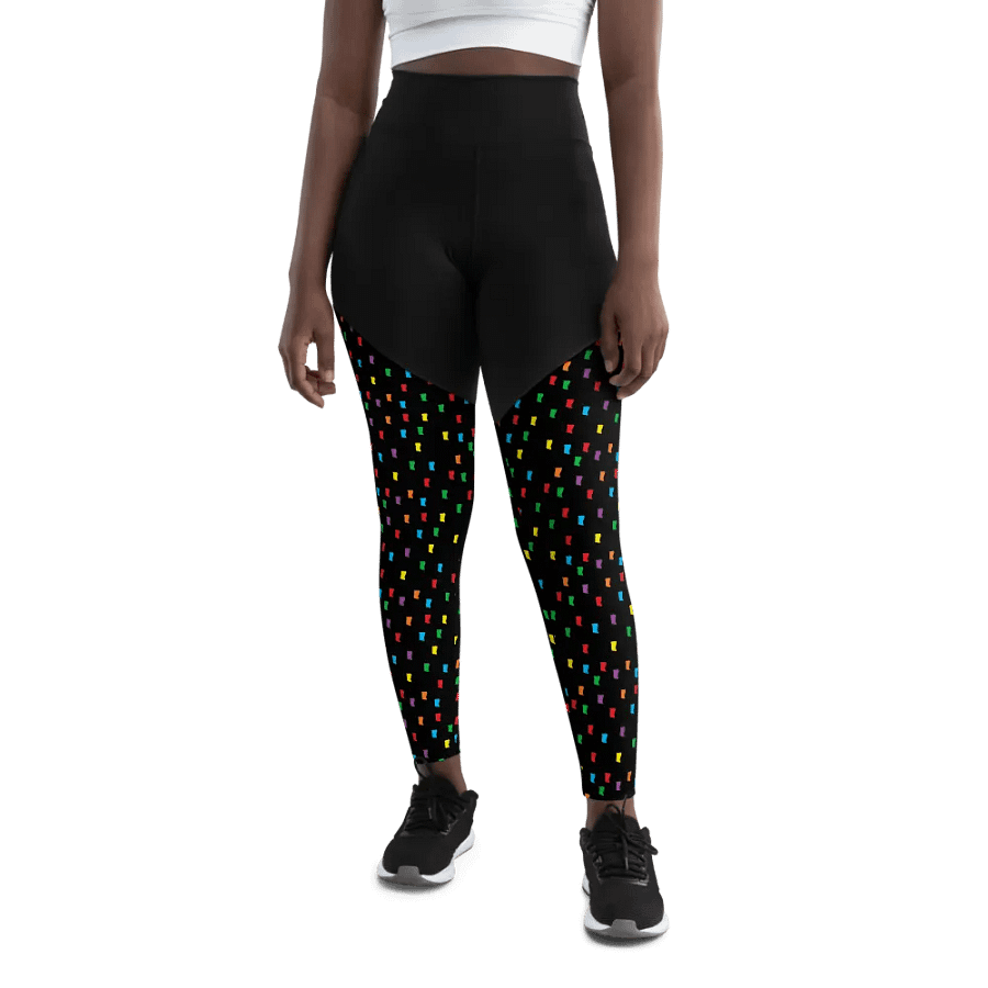 Confetti All-Over Print Sports Leggings product image (11)