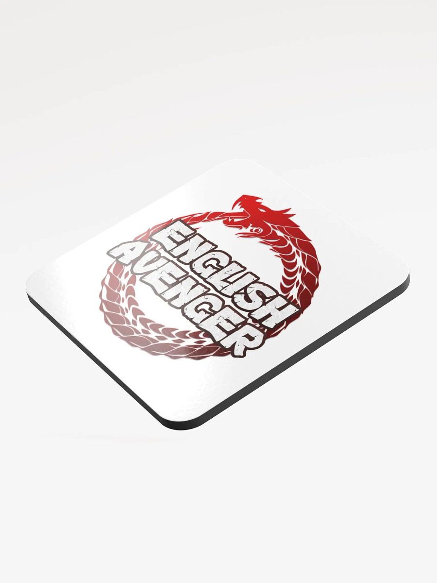 English Avenger Logo Glossed Cork Coaster product image (3)