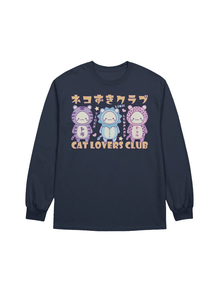 CAT LOVERS CLUB 2 - Unisex Adult Long Sleeve T-shirt product image (1)