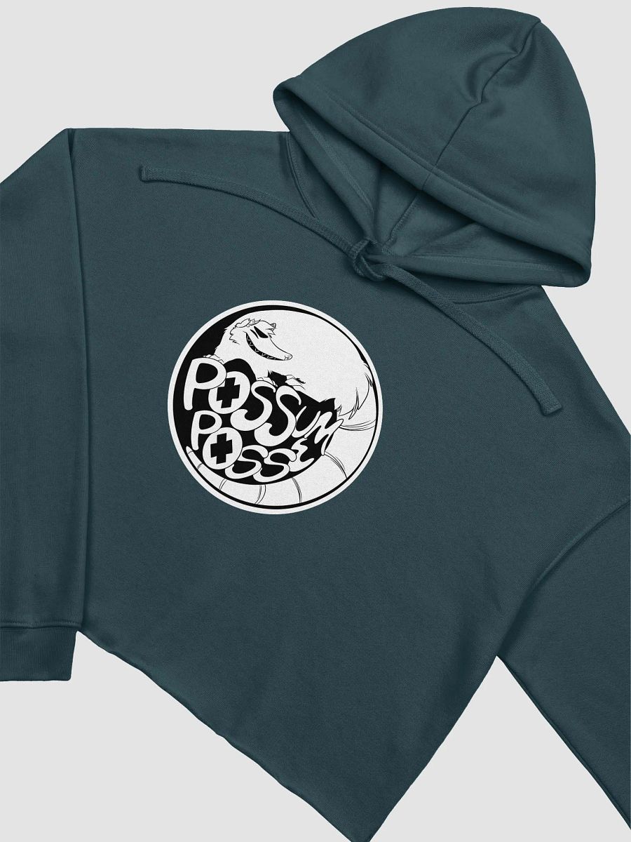 Possum Posse Crop Hoodie WHT product image (3)