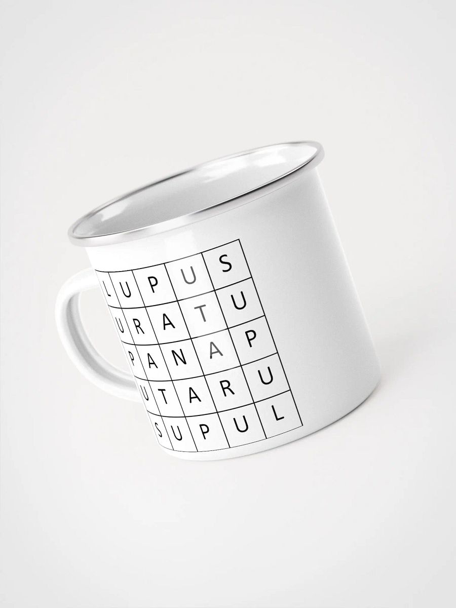 L-U-P Grid Steel Mug product image (4)