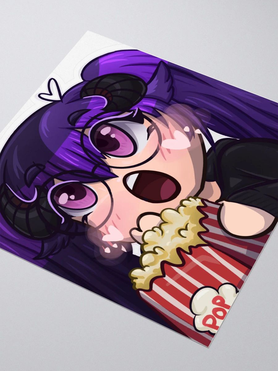 Popcorn Sleepy Emote Sticker product image (9)