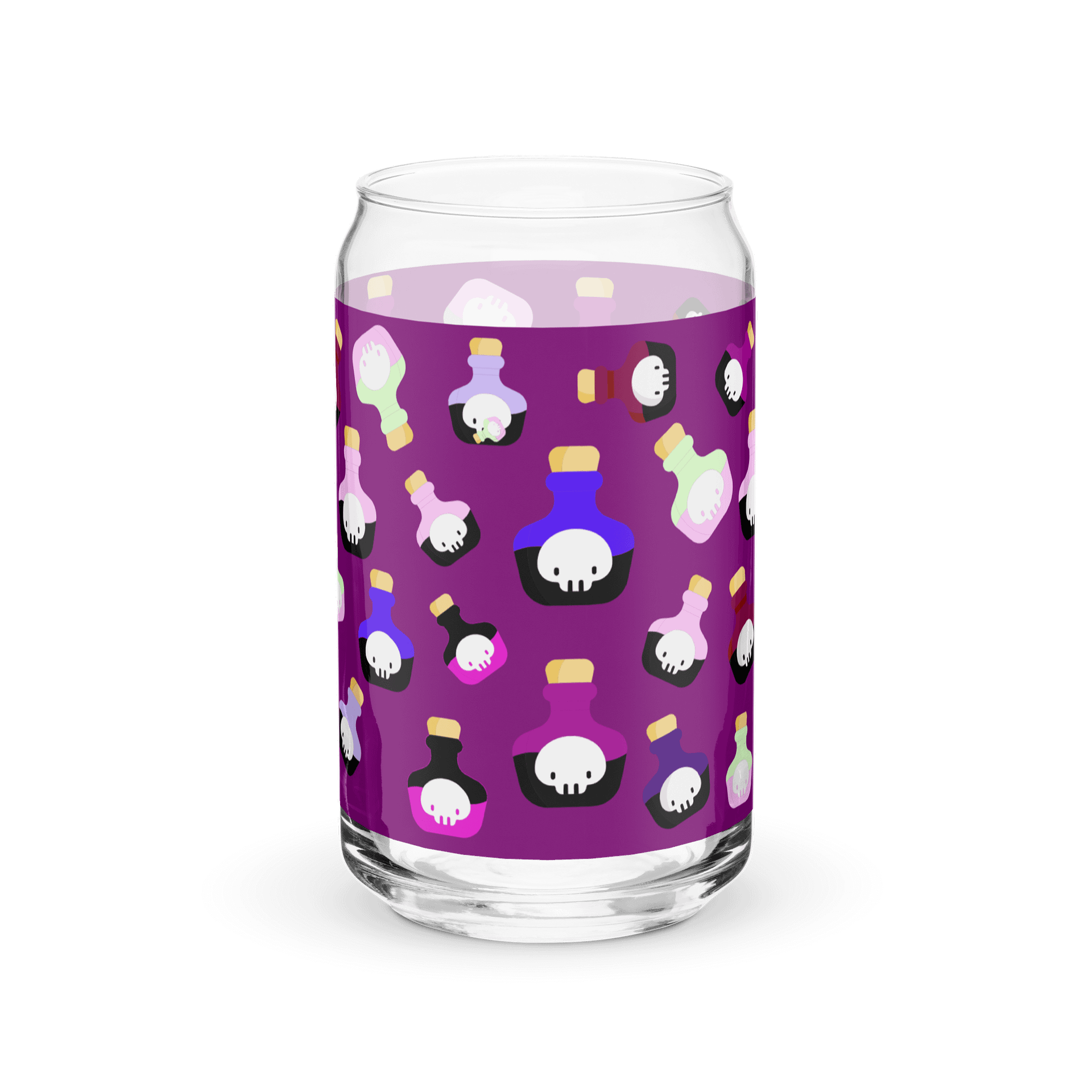 Cute Skull Potion Can-Shaped Glass product image (2)