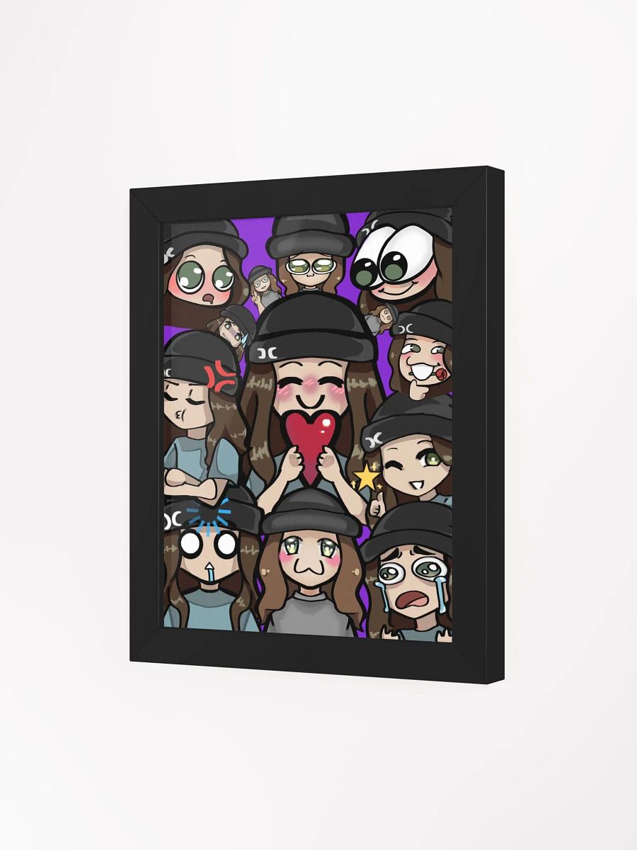 Framed Matte Wootmoji Poster product image (3)