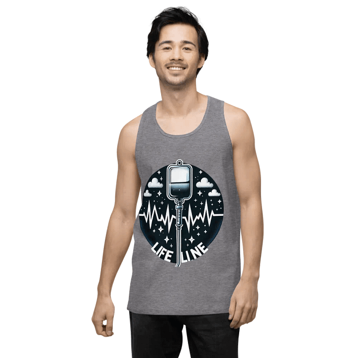 Lifeline EKG Men's Tank Top product image (61)