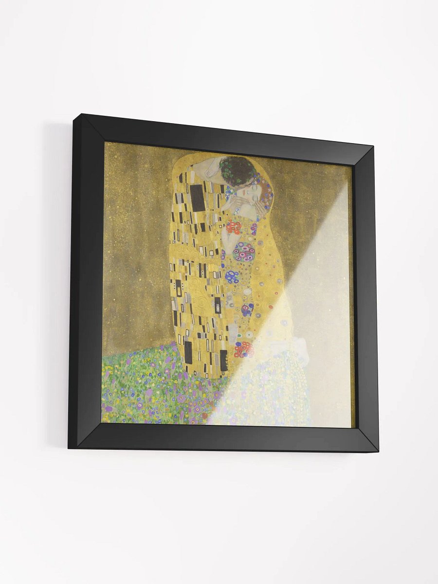 ''The Kiss'' by Gustav Klimt Square Framed Poster (Sizes Avail.) product image (2)