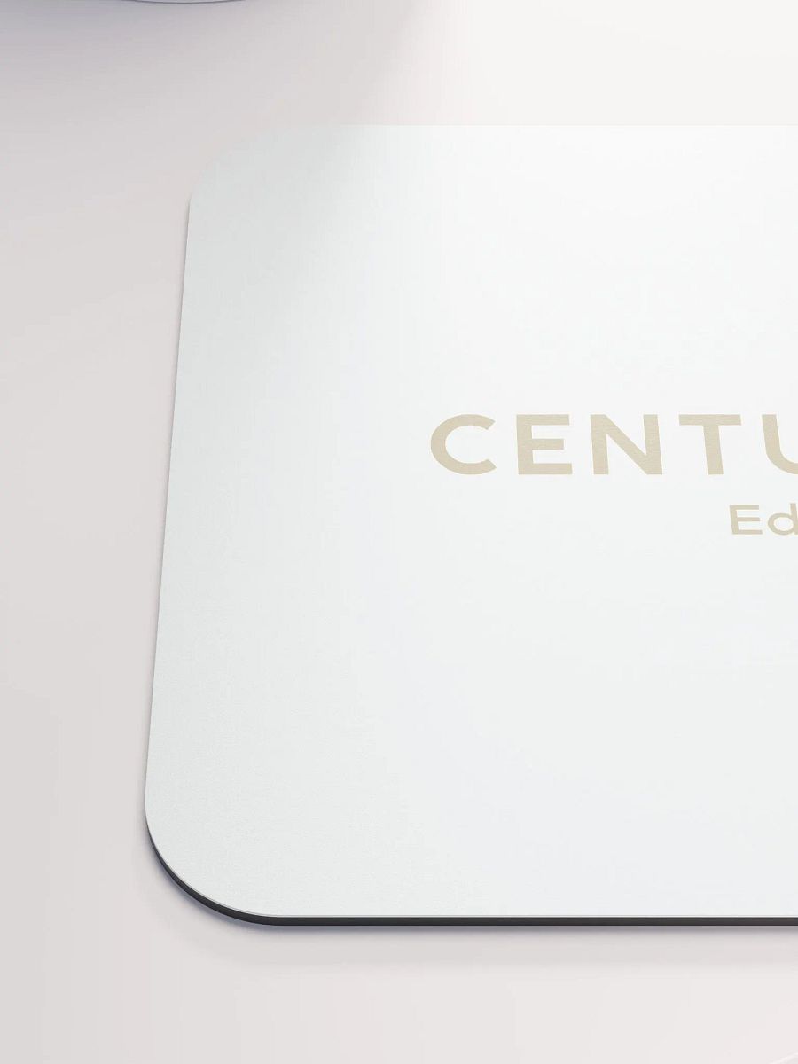 Mousepad - White with Gold Wordmark product image (6)