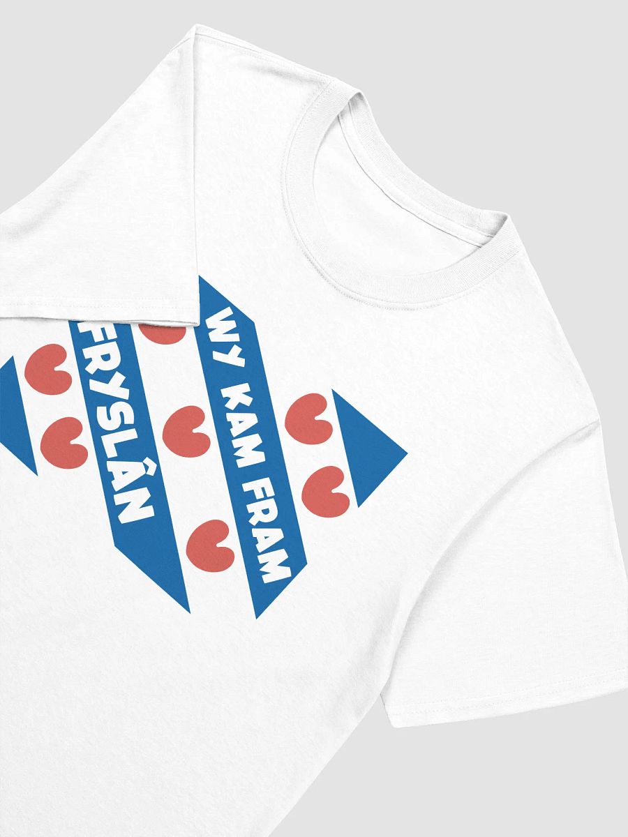Wy kam fram Fryslân Flag - Shirt (white) product image (2)