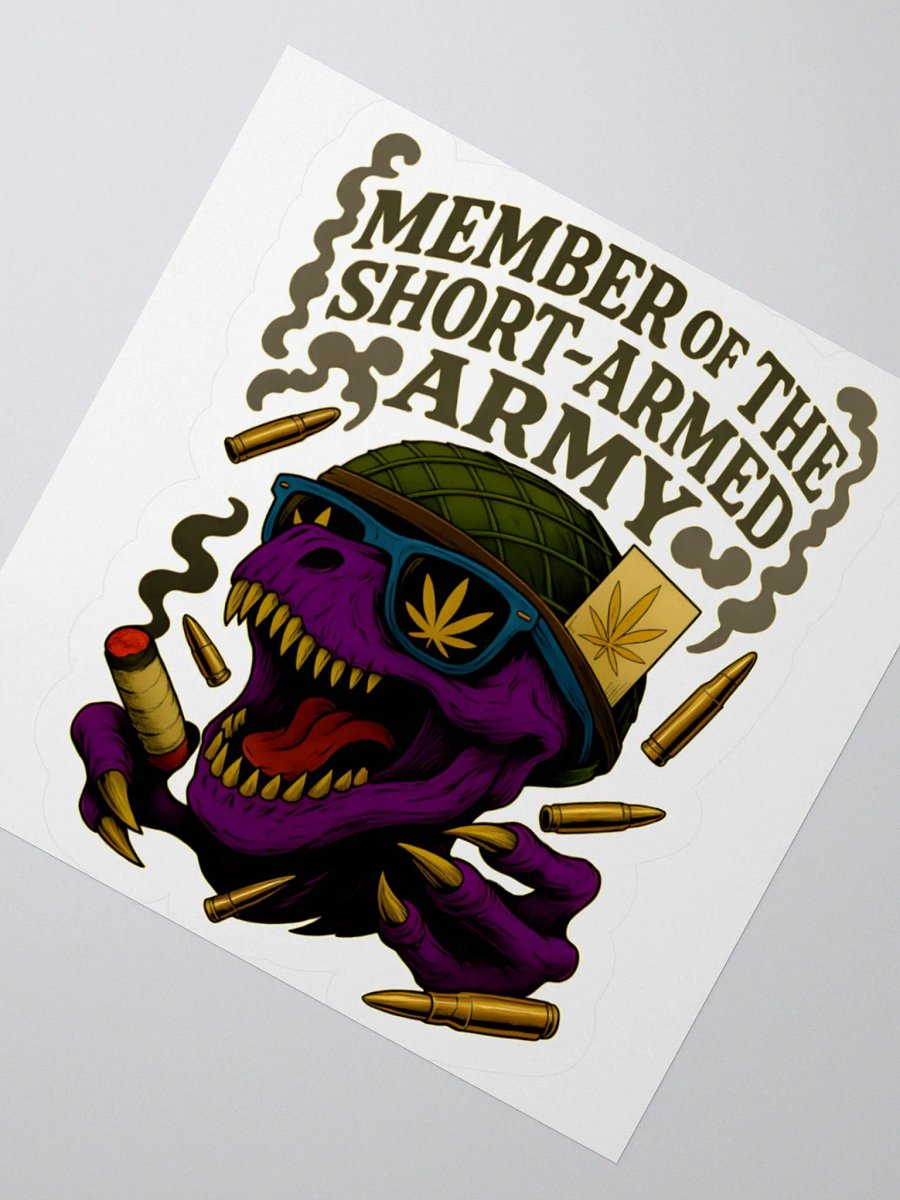 Short-Armed Army Sticker product image (2)