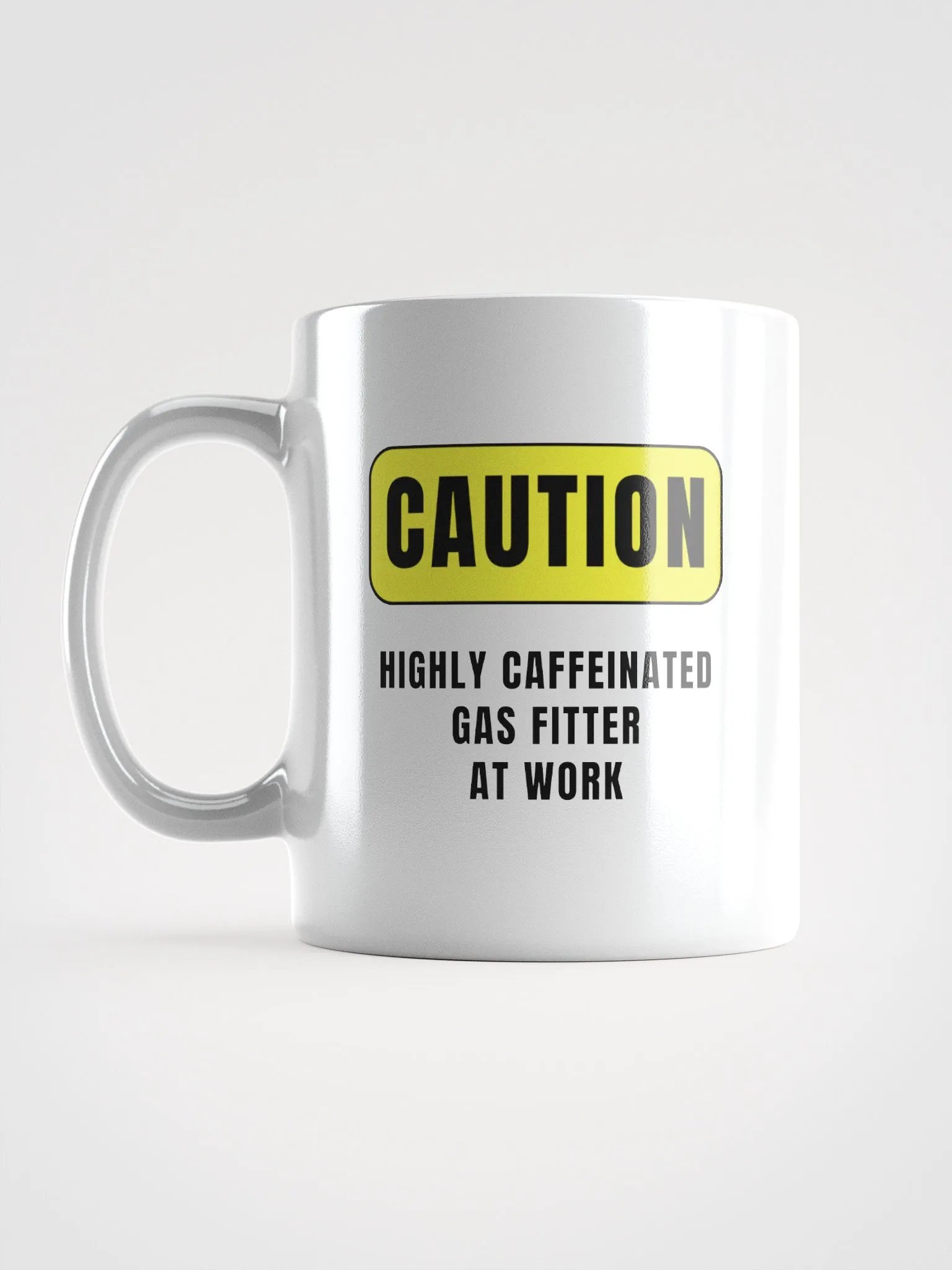 Gas Fitter Mug - Caution Highly Caffeinated product image (18)