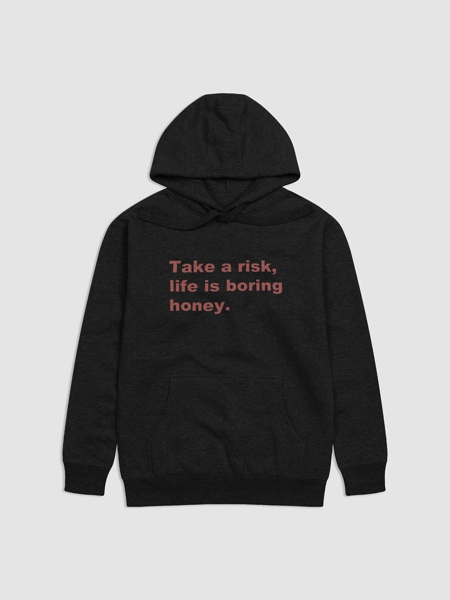 Take a risk life is boring honey - Unisex Premium Hoodie product image (1)