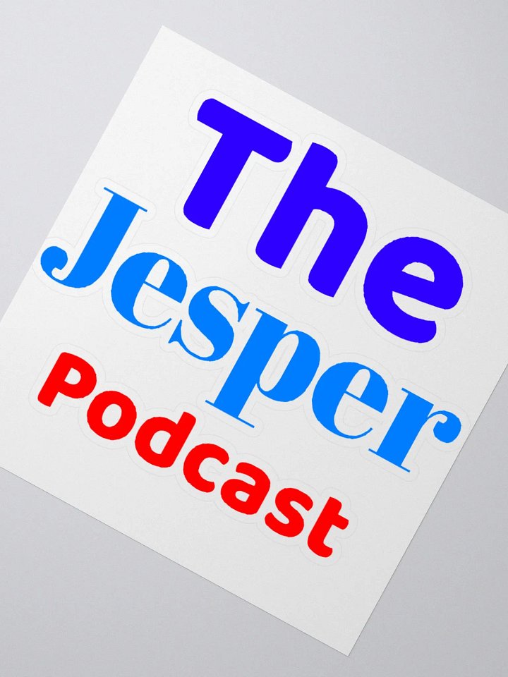 The Jesper Podcast Kiss Cut Stickers product image (4)