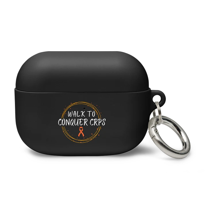 OFFICIAL Walk to Conquer CRPS Airpods Case- White Print product image (1)