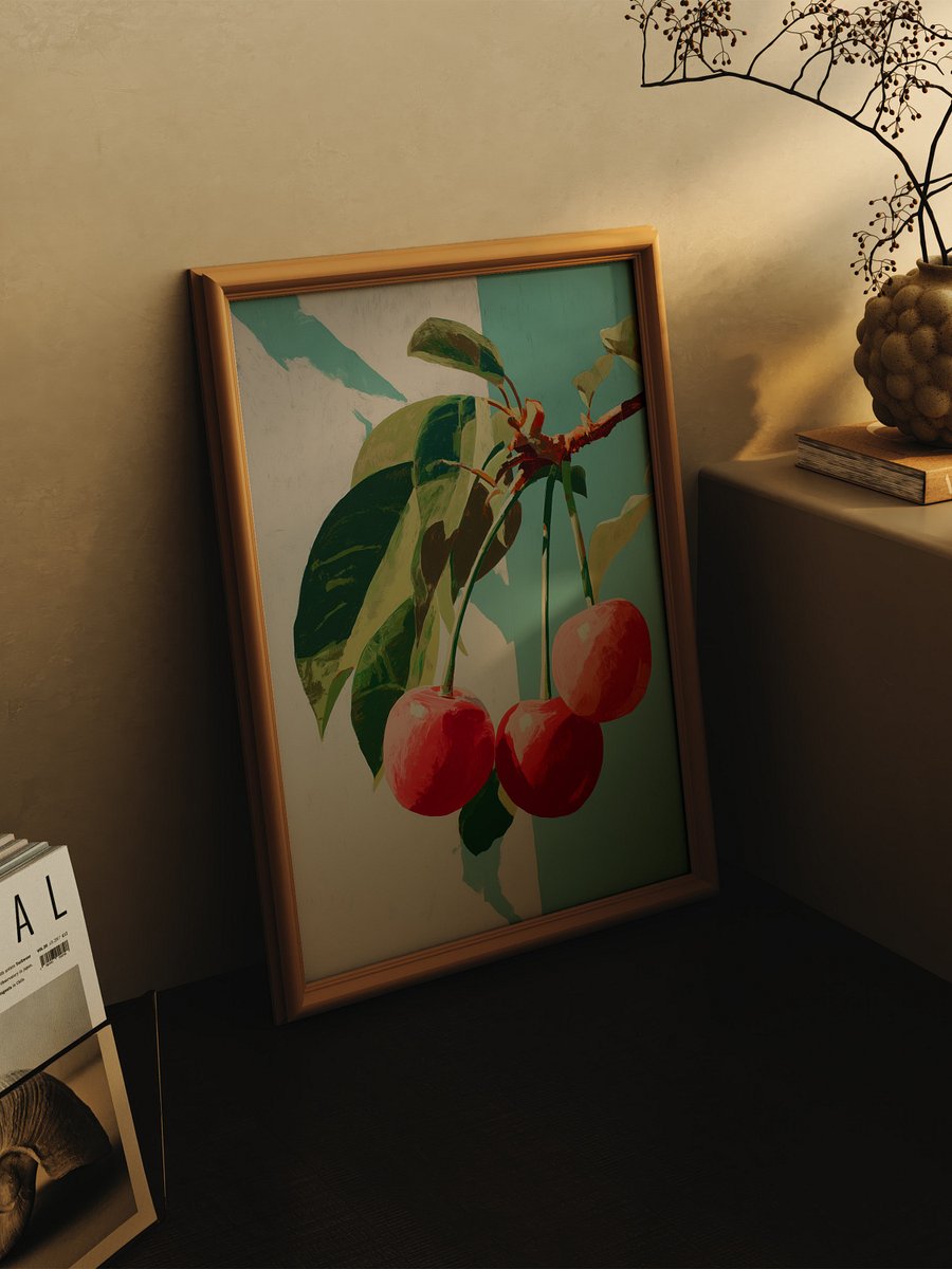 Vintage Italian Poster Art - CHERRY product image (3)