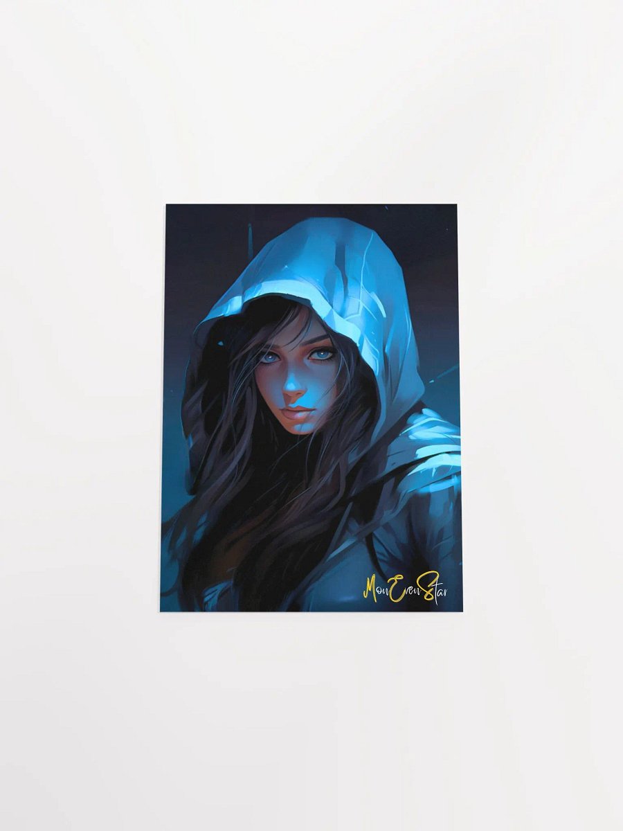 Obsidian Black Matte Poster product image (4)
