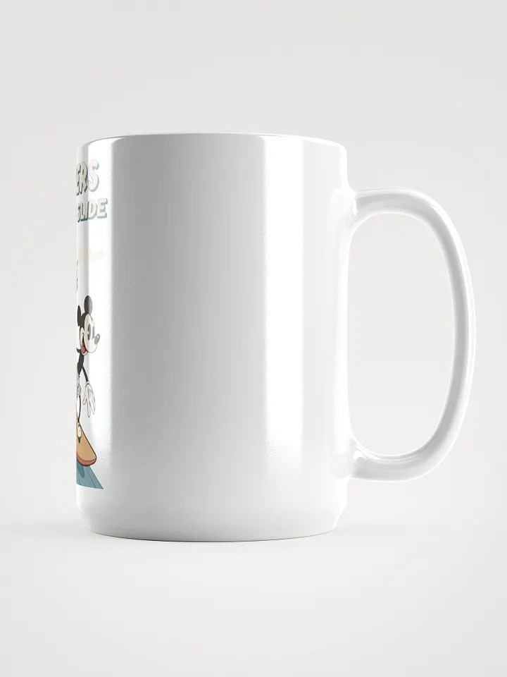 Retro Surfing Mice White Glossy Mug product image (1)