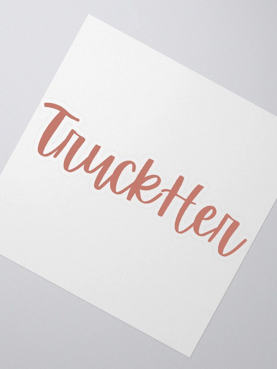 Trucker Kiss Cut Stickers product image (2)