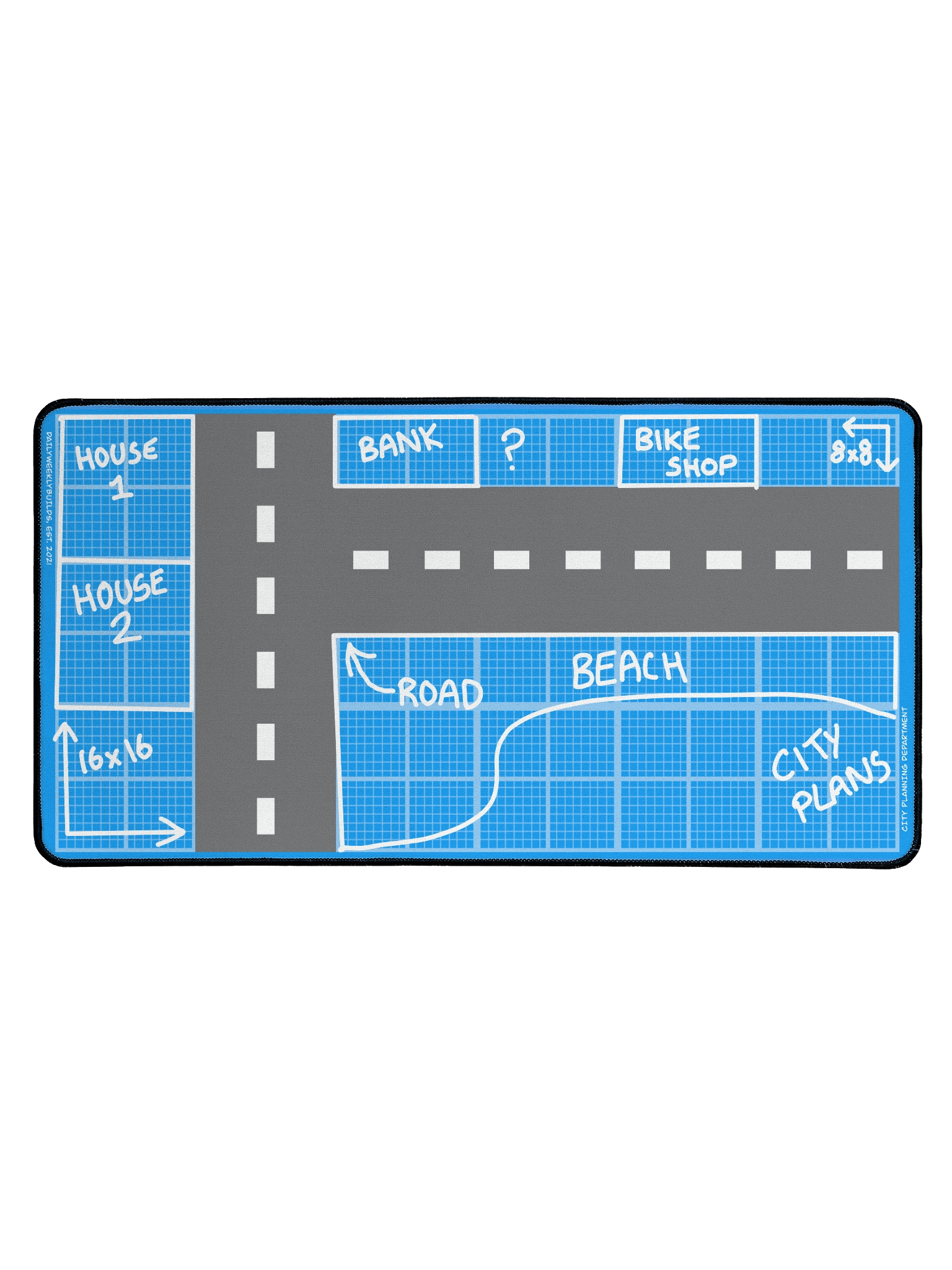 City Planner Desk Mat product image (1)