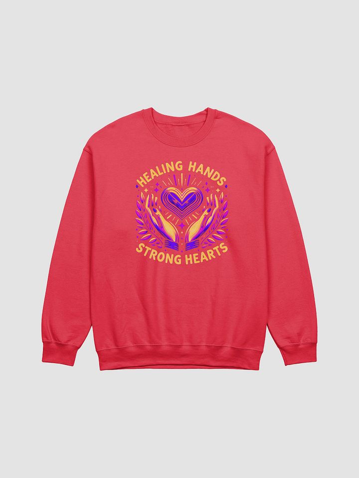 strong hearts ,healing hands sweatshirt product image (1)