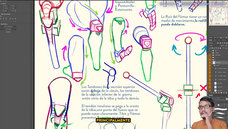 DIBUJA ANATOMÍA EN ACCIÓN ( VIDEOCURSO-40Hrs ) + PDFs + Pinceles 2025 + Rutina de Prácticas product image (4)