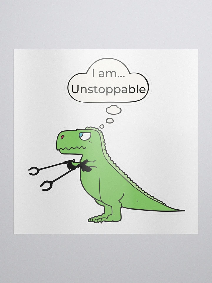 I am unstoppable sticker product image (1)