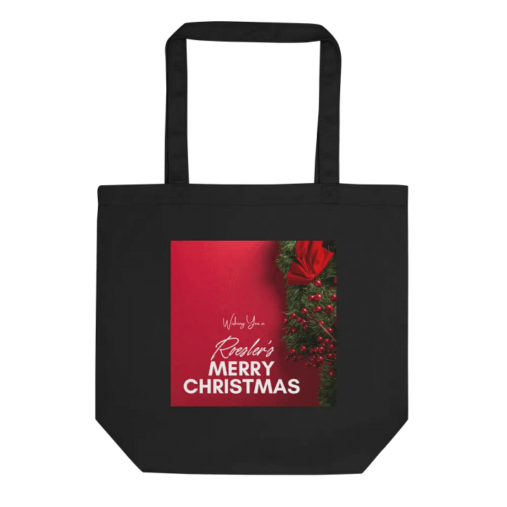 Roesler's Merry Christmas Wreath Eco Tote product image (2)