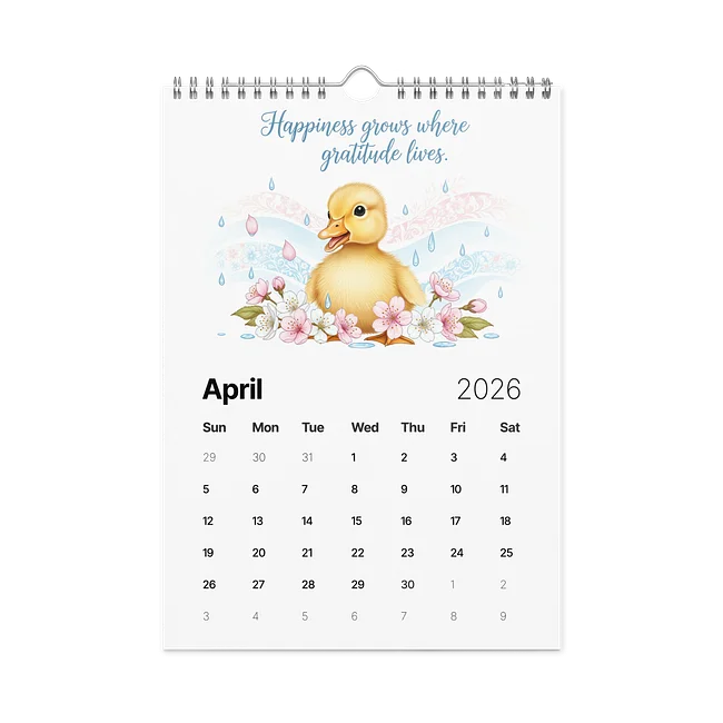 INSPIRATIONAL QUOTES WALL CALENDAR 2026
