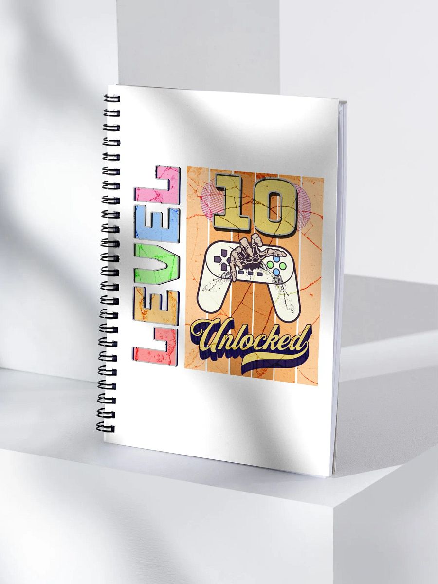 Level 10 Unlocked Spiral Notebook product image (3)