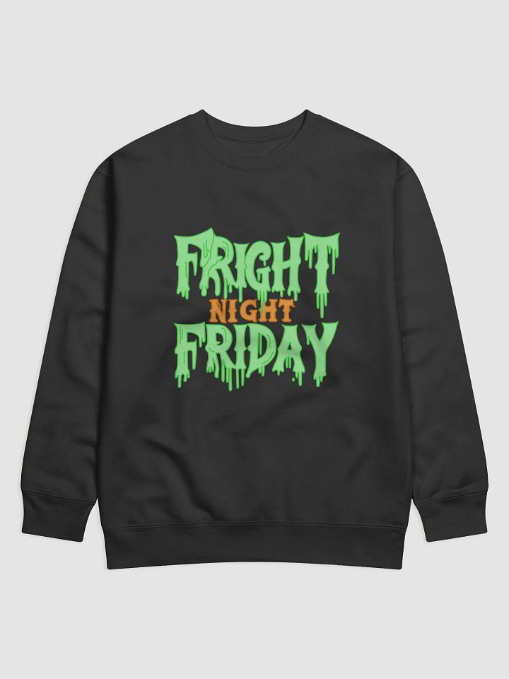 Fright Night Sweatshirt - Green Logo product image (1)