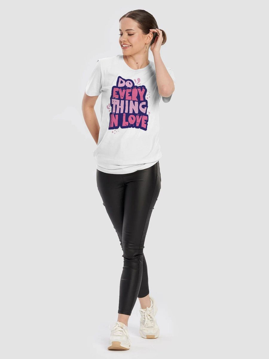 Do Everything In Love | Unisex Bella+Canvas Supersoft T-Shirt product image (4)