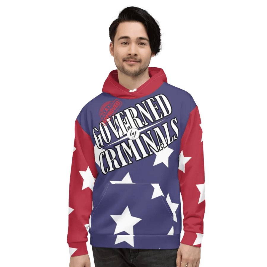 Governed By Criminals - USA - Recycled Unisex Hoodie product image (5)