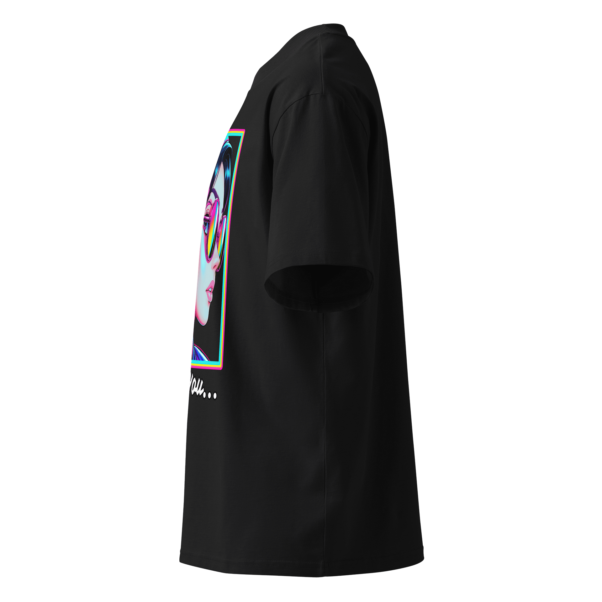 I See You - Side Eye Girl - Stanley/Stella Unisex Organic Oversized T-Shirt SATU020 product image (4)