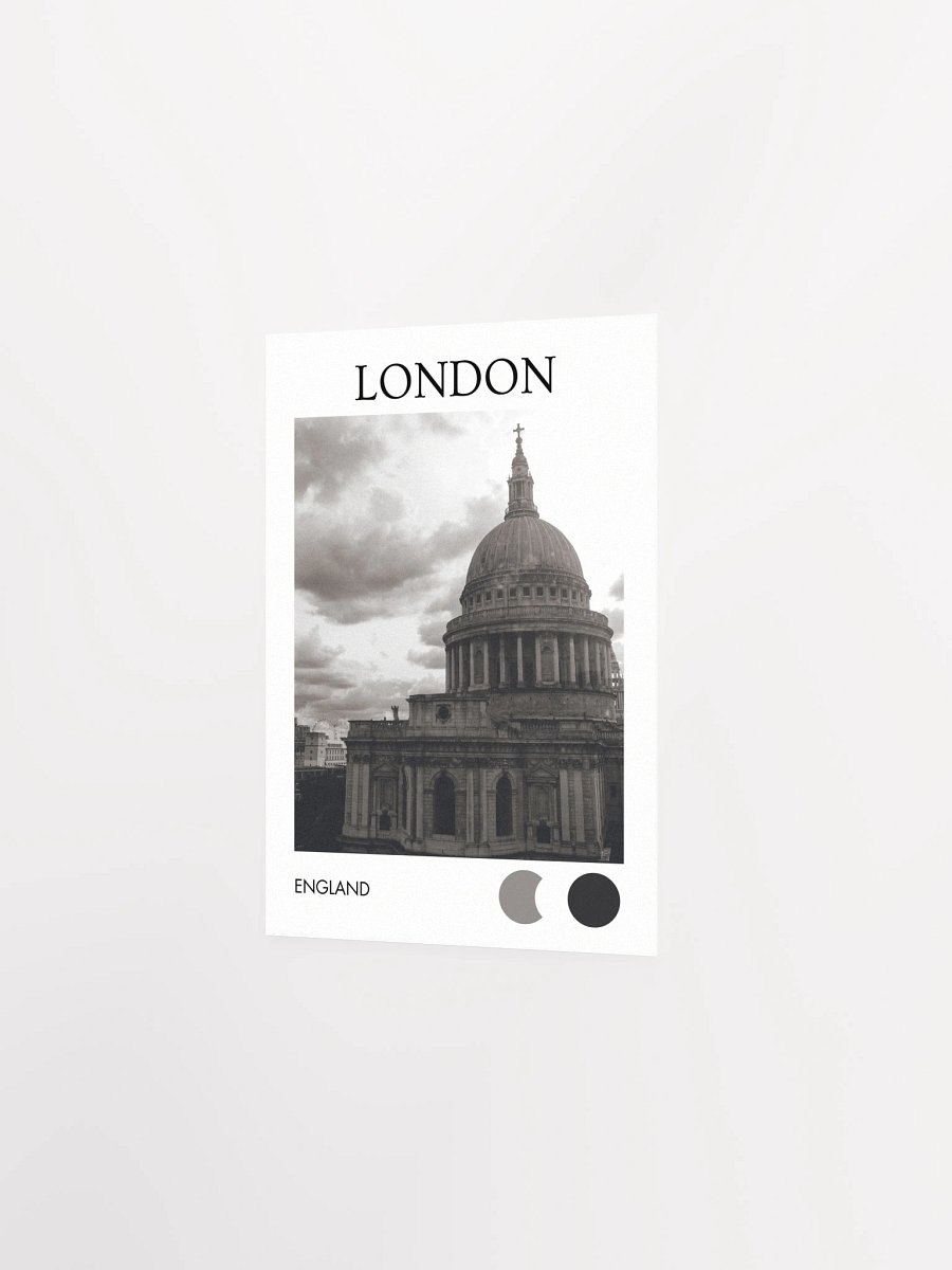 St. Paul's Eye - Black & White City Print product image (2)