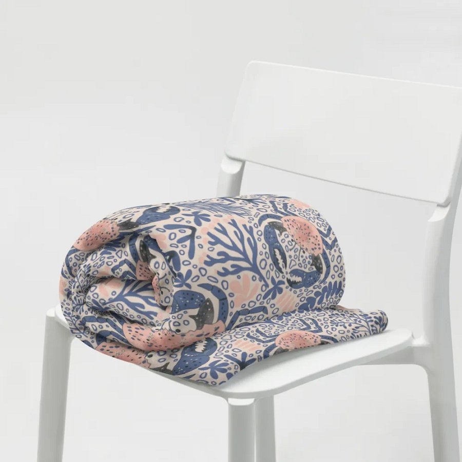 Seaside Serenity All-Over Print Throw Blanket product image (19)