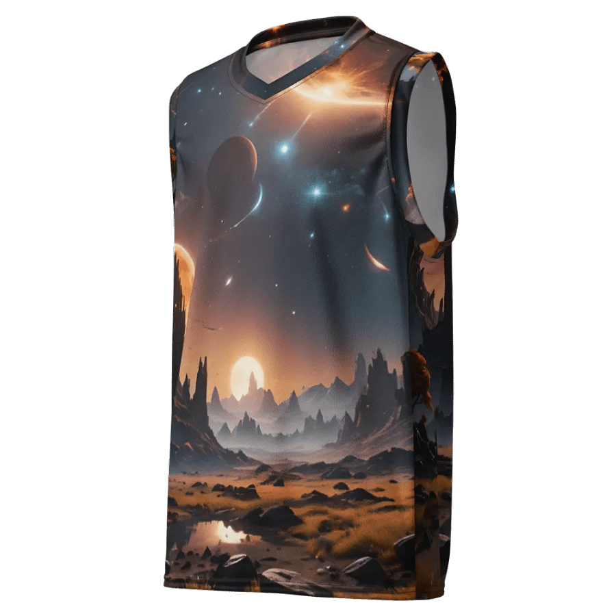 Harmony Reverie All-Over Print Basketball Jersey product image (1)