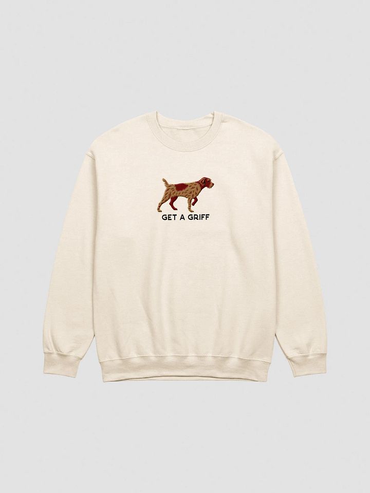 Get a Griff Sweatshirt (Embroidered) of a Wirehaired Pointing Griffon(Chestnut product image (13)
